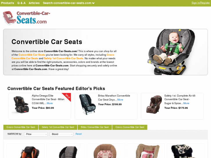 www.convertible-car-seats.com