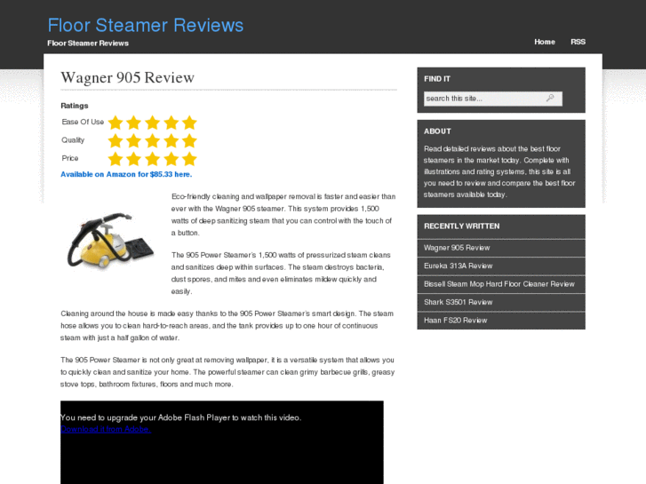 www.floorsteamerreviews.net