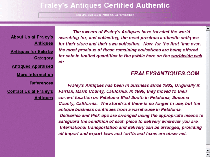 www.fraleysantiques.com