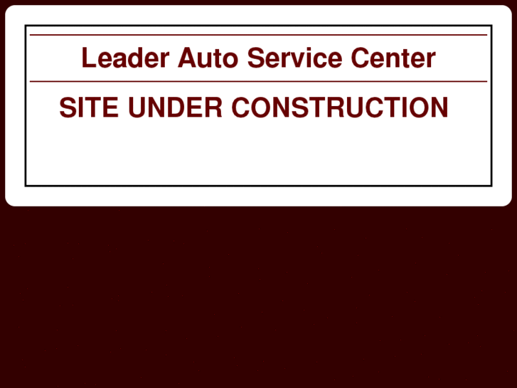 www.leaderautoservice.com