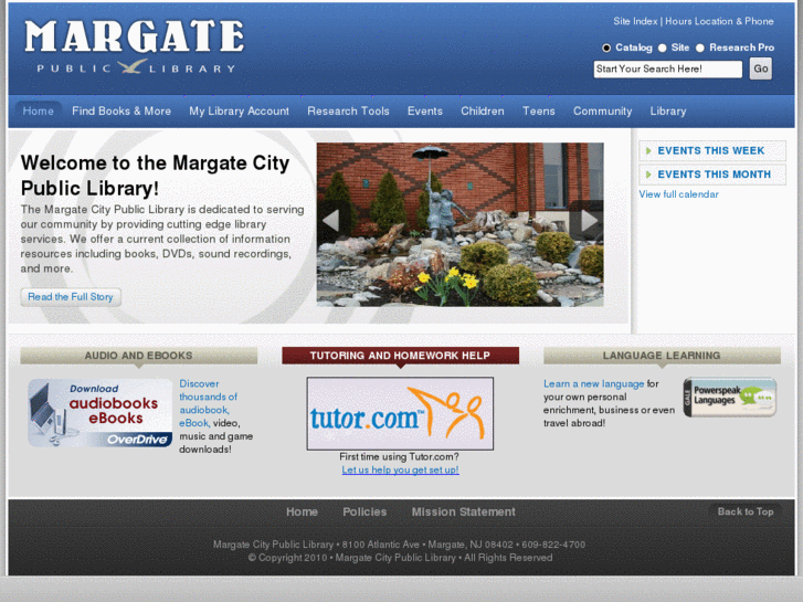 www.margatelibrary.com