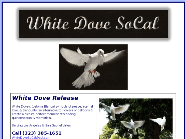 www.whitedovesocal.com