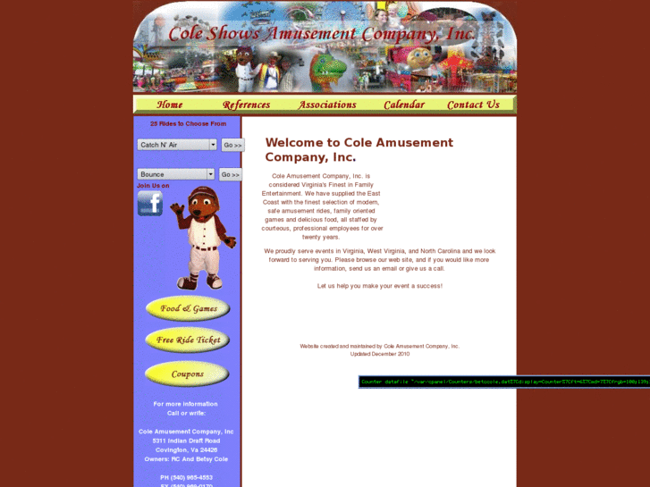 www.colerides.com