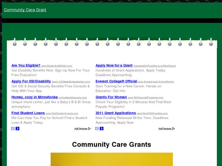 www.communitycaregrant.com