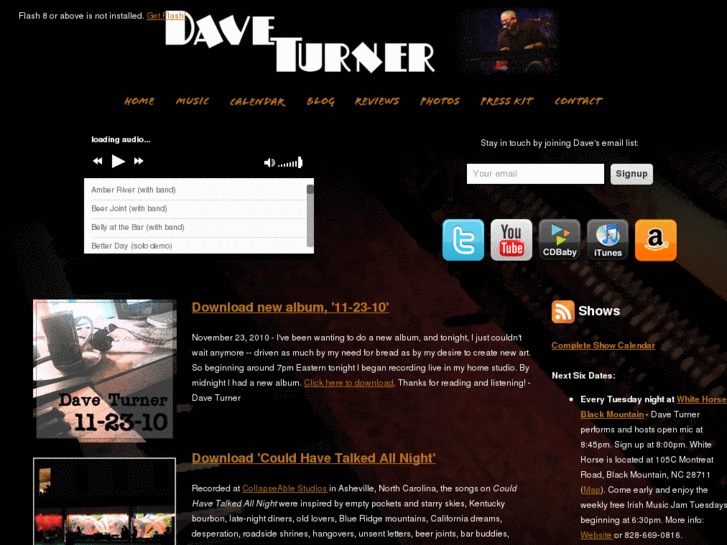 www.daveturnermusic.com