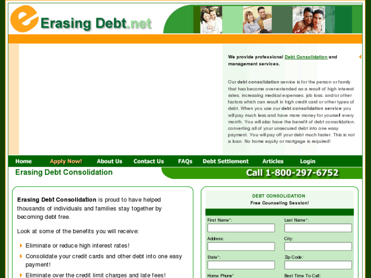 www.erasingdebt.net