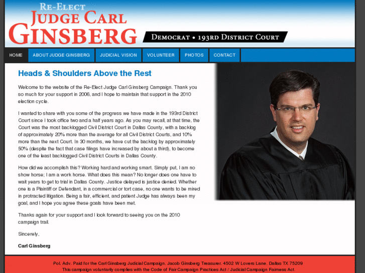 www.ginsbergforjudge.com