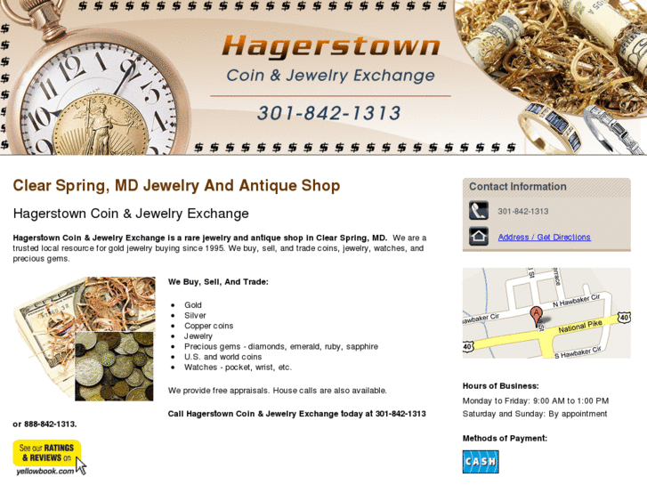 www.hagerstowncoinandjewelry.com