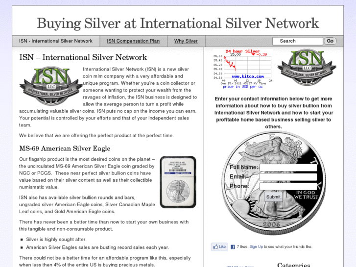 www.isnsilvercoins.com