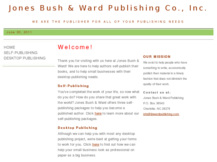 www.jbwardpublishing.com