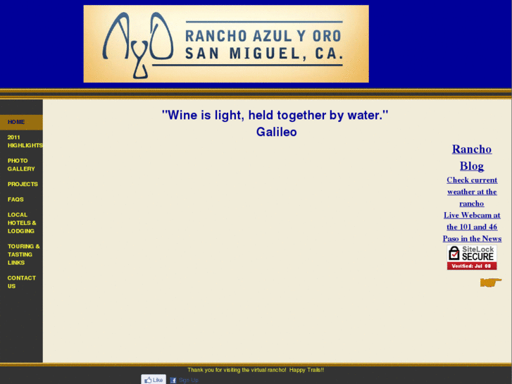 www.ranchoazulyoro.com