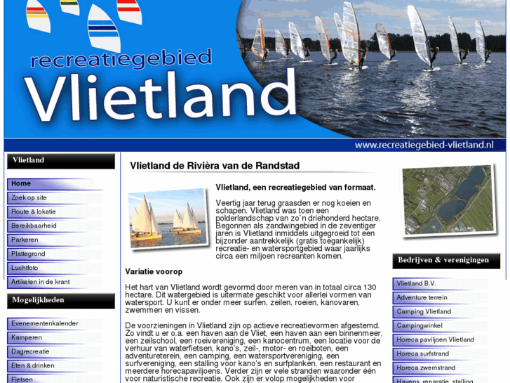 www.recreatiegebiedvlietland.nl