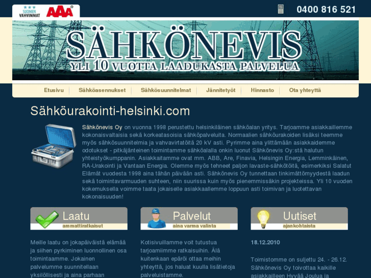 www.sahkourakointi-helsinki.com