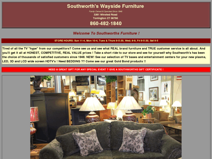 www.southworthsfurniture.net