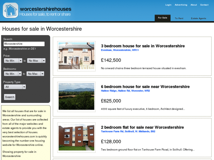 www.worcestershirehouses.com