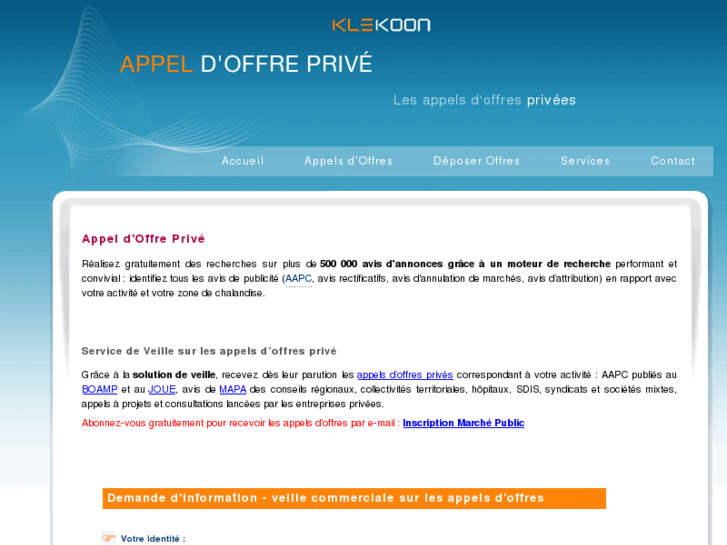 www.appel-offre-prive.info