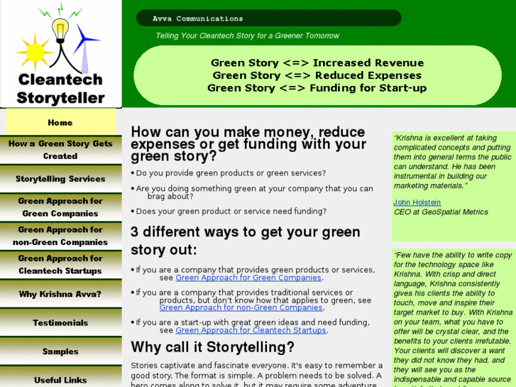 www.cleantechstoryteller.com