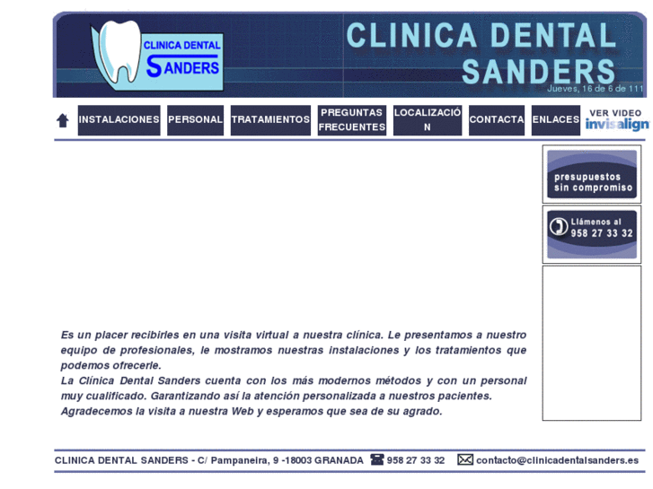 www.clinicadentalsanders.es