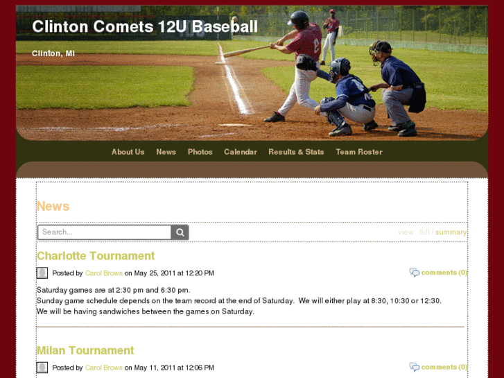 www.clintoncomets.com