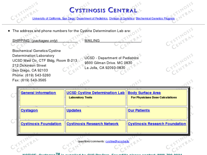 www.cystinosiscentral.org