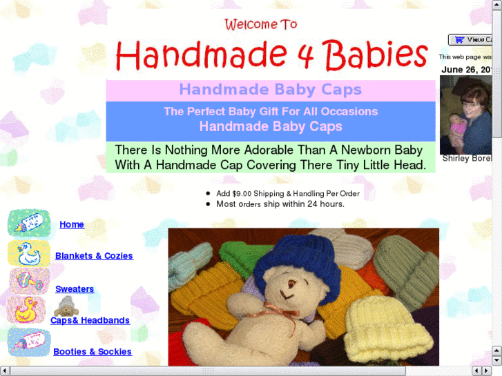 www.handmadebabycaps.com