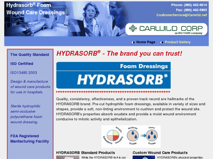 www.hydrasorbwounddressings.com