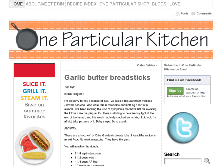 www.oneparticularkitchen.com