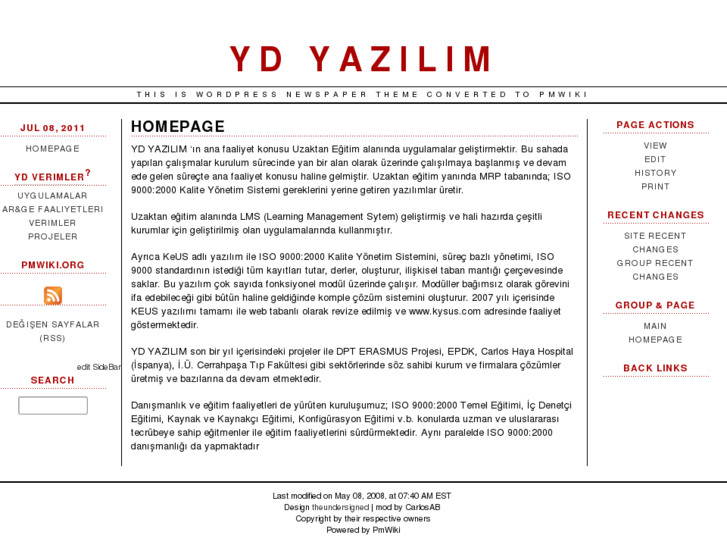 www.ydyazilim.biz