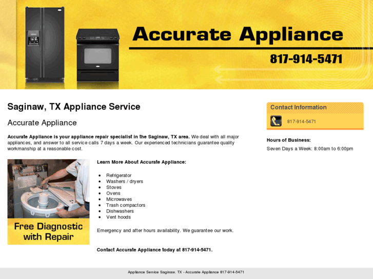 www.aaccurateapplianceoffortworth.com