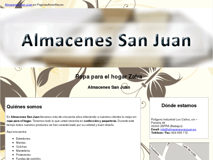 www.almacenessanjuan.es