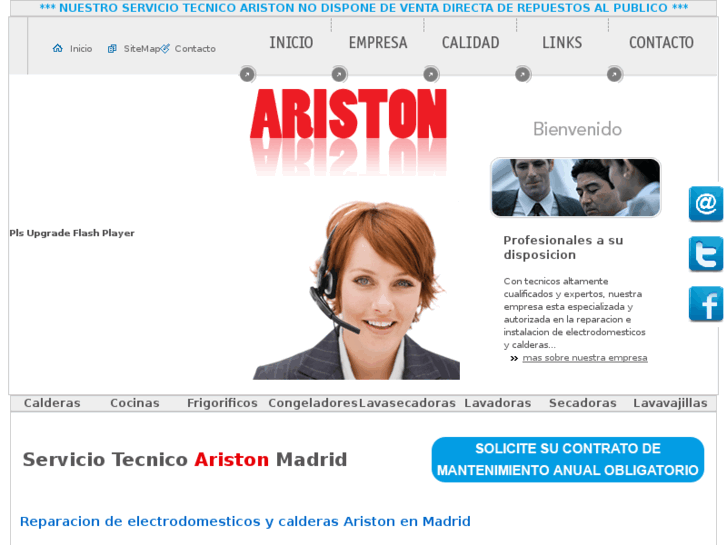 www.ariston-servicio-tecnico.com.es