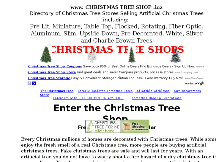 www.christmastreeshop.biz