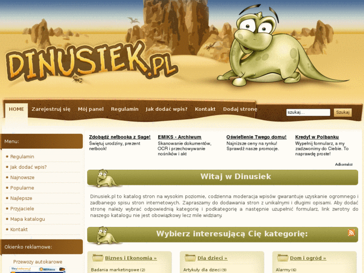 www.dinusiek.pl