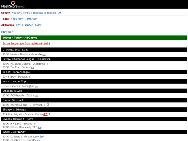 Flashscore mobi live deals scores