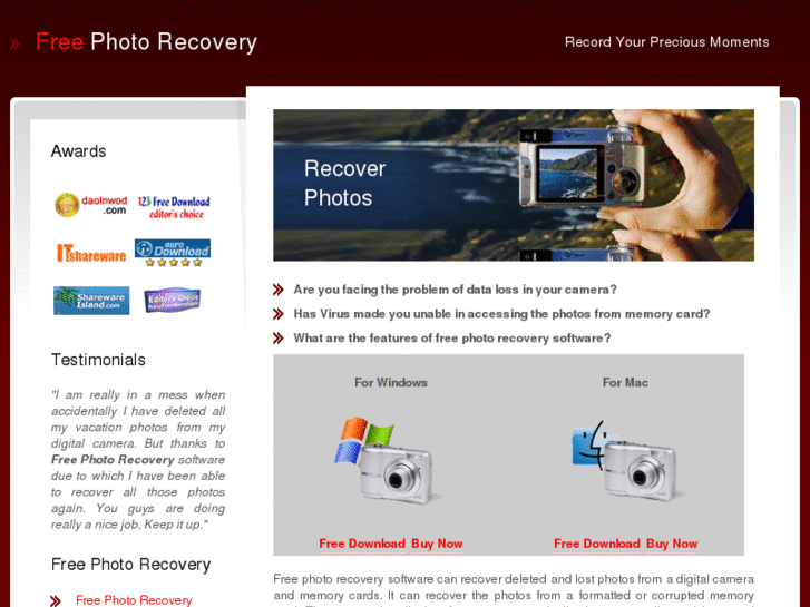 www.freephotorecovery.org