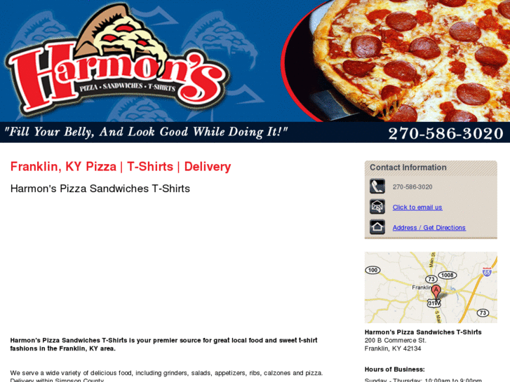 www.harmonspizza.net