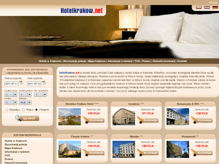 www.hotelkrakow.net