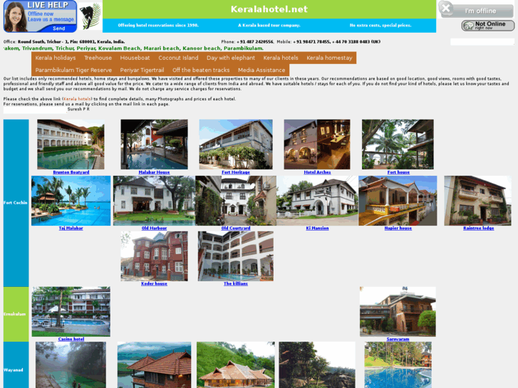 www.keralahotel.net