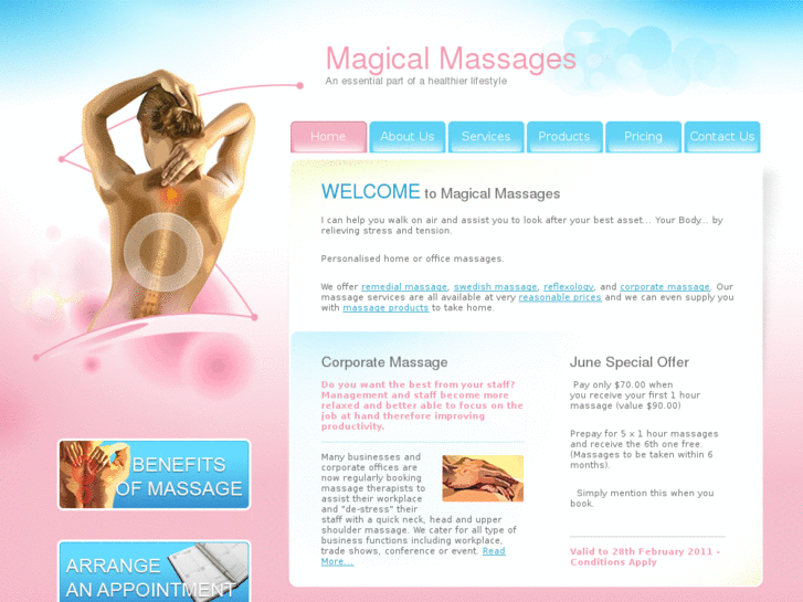 www.magicalmassages.com