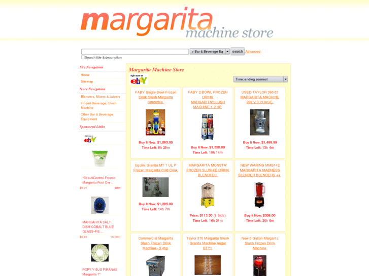 www.margaritamachinestore.com