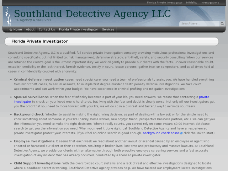 www.southlanddetectiveagency.com