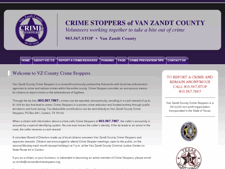 www.vanzandtcrimestoppers.org