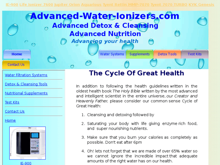 www.advanced-water-ionizers.com