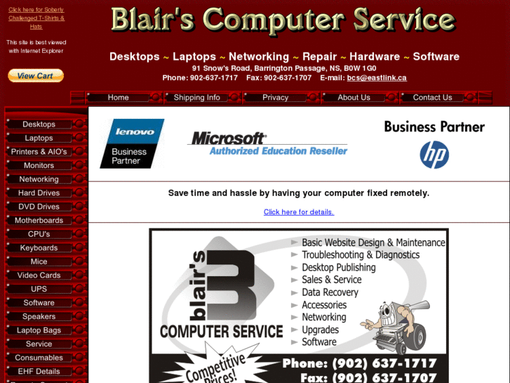 www.blairscomputerservice.com