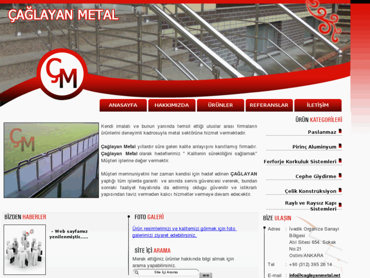 www.caglayanmetal.net