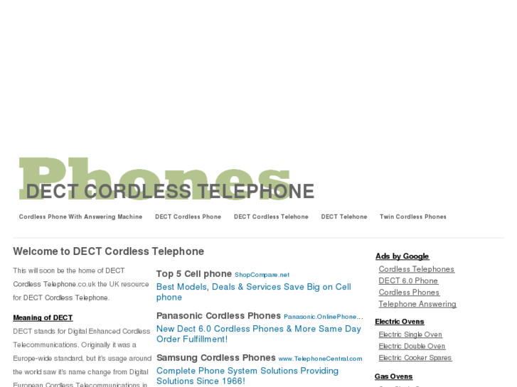 www.dectcordlesstelephone.co.uk