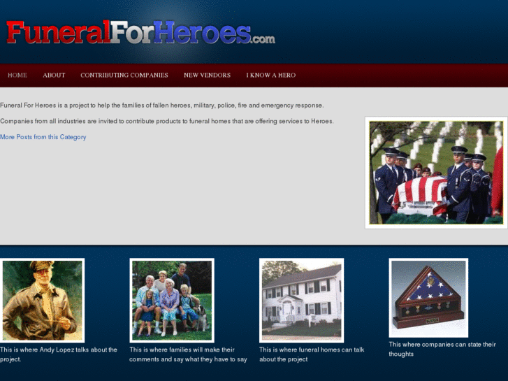 www.funeralforheroes.com