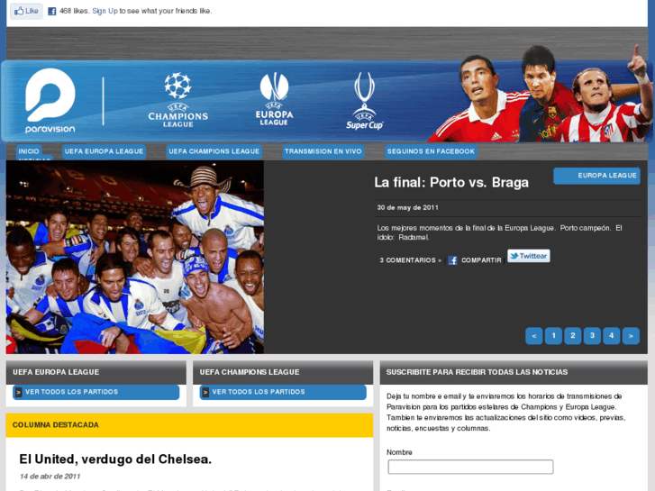 www.futbolparavision.com