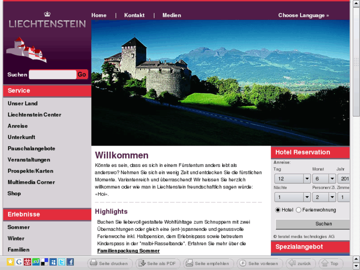 www.liechtenstein-tourismus.info