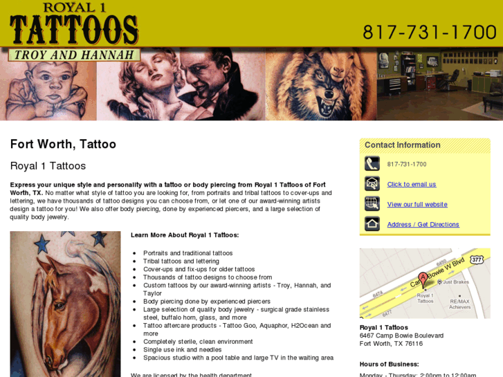 www.tattoosftworth.com